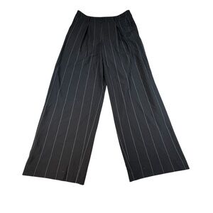 Nili Lotan X Target Pants Womens 12 Wide Legs Dress Pants Pinstripe